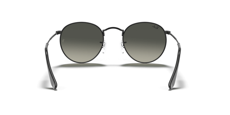 Unisex sunčane naočale RAY BAN  ROUND METAL RB3447N: crni okvir, zelena gradual  stakla