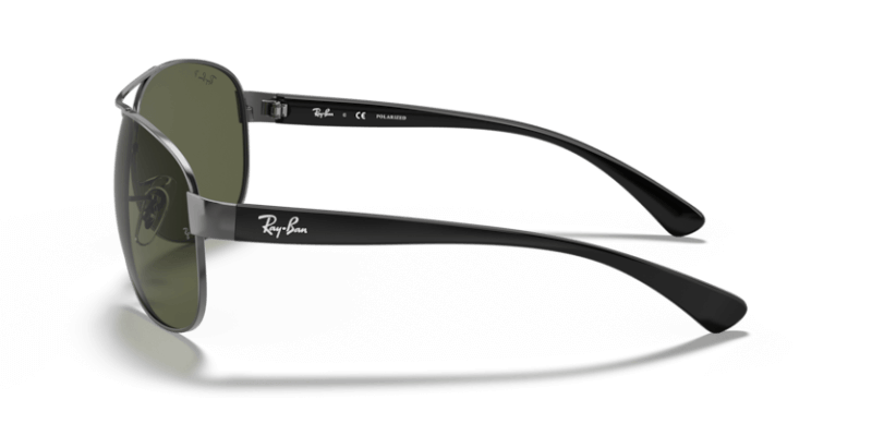 Muške sunčane naočale RAY BAN RB3386 004 9A: gun metal okvir, zelena  stakla