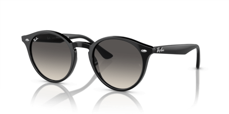 Unisex sunčane naočale RAY BAN RB2180 601 11: crni okvir, siva gradual  stakla