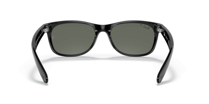 Unisex sunčane naočale RAY BAN NEW WAYFARER RB2132 901 58: crni okvir, zelena  stakla