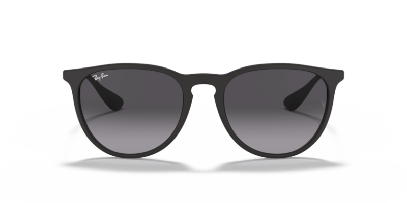 Unisex sunčane naočale RAY BAN ERIKA RB4171: crni okvir, siva gradual  stakla