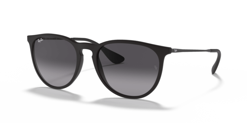 Unisex sunčane naočale RAY BAN ERIKA RB4171: crni okvir, siva gradual  stakla