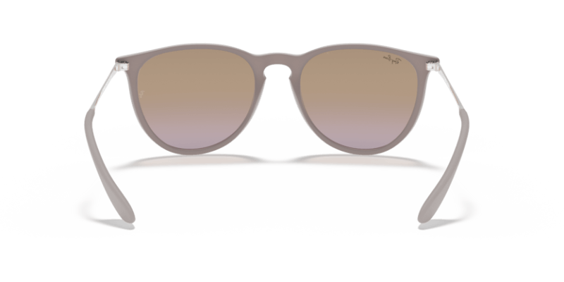 Unisex sunčane naočale RAY BAN ERIKA RB4171 600068: bež okvir, ljubičasta gradual  stakla