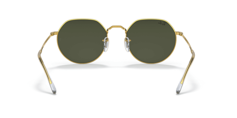 Unisex sunčane naočale RAY BAN JACK RB3565  919631: zlatni okvir, zelena  stakla