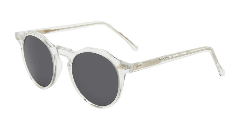 Unisex sunčane naočale TBD EYEWEAR LAPEL TRS: transparentni okvir, siva  stakla