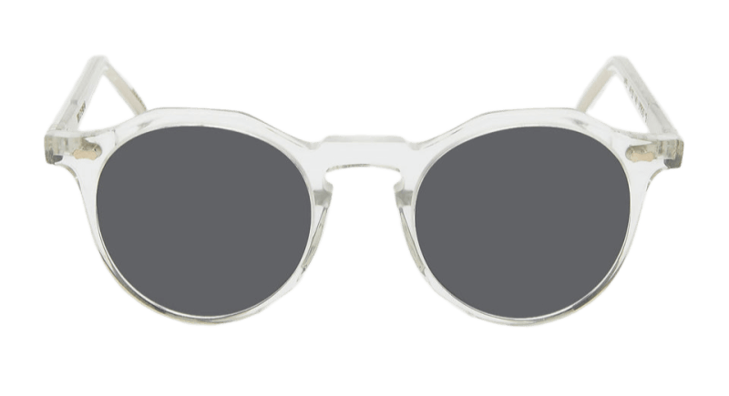 Unisex sunčane naočale TBD EYEWEAR LAPEL TRS: transparentni okvir, siva  stakla